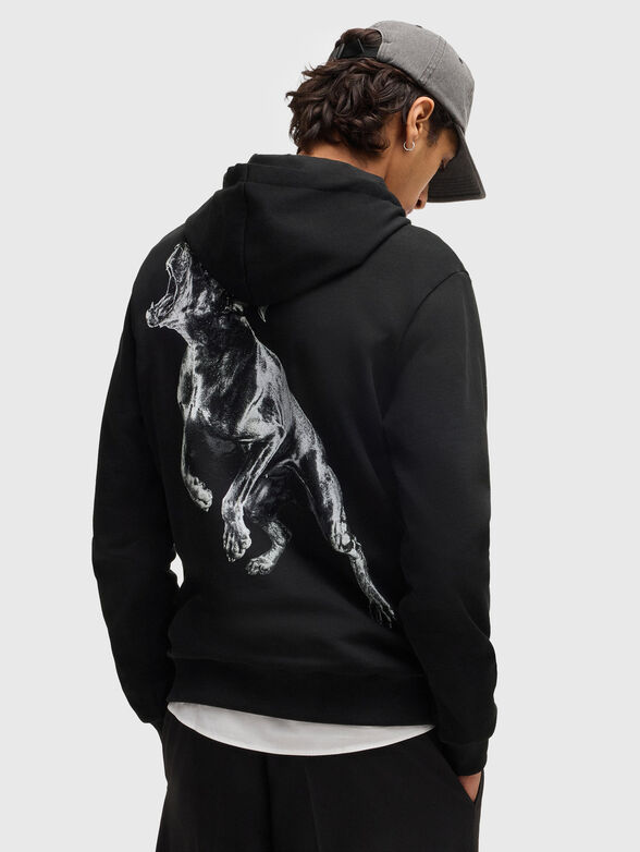 Sweatshirt with hood and print - 3