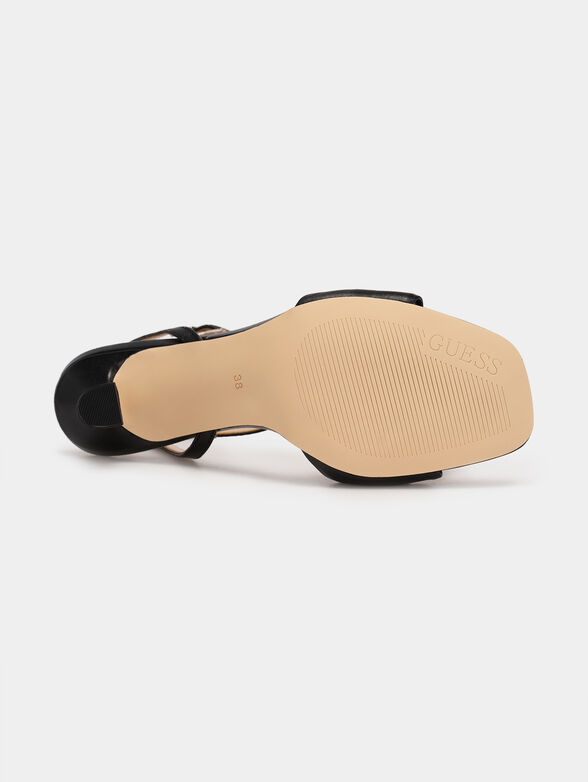 HEATON sandals with golden accents - 5