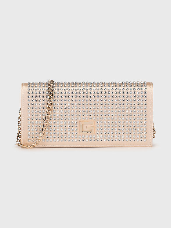 Clutch with rhinestone details - 1