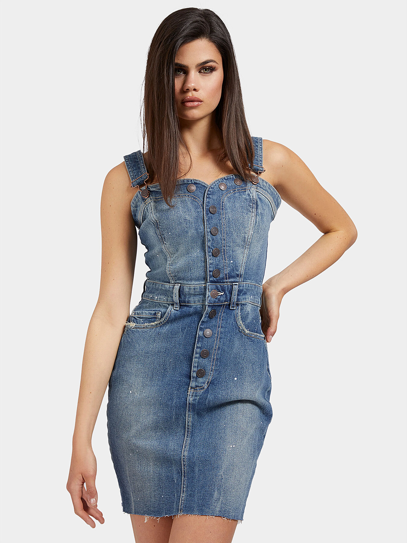 Denim Dress DELTA brand GUESS Globalbrandsstore en