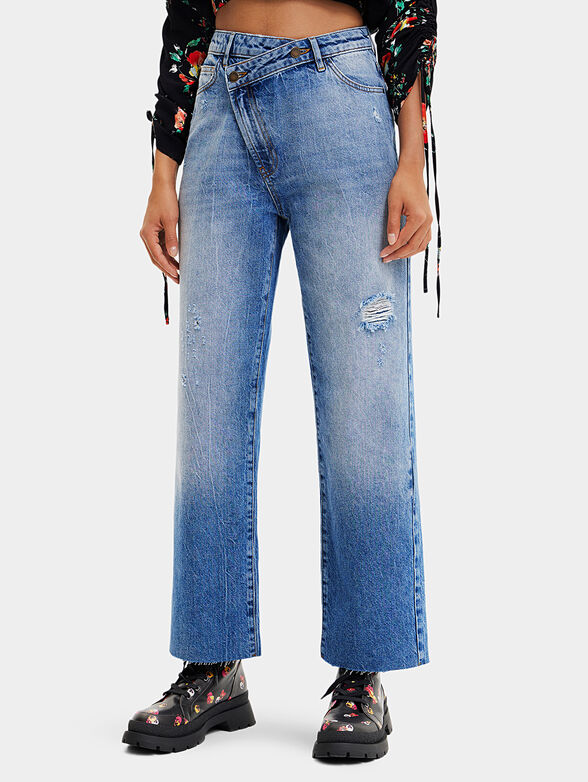 LEVADU criss cross jeans - 1