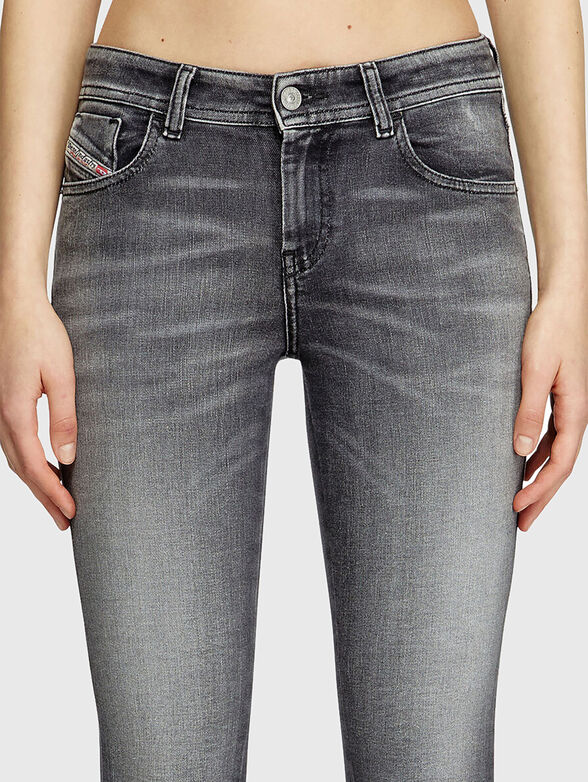 2017 SLANDY L.32 skinny jeans with logo - 3