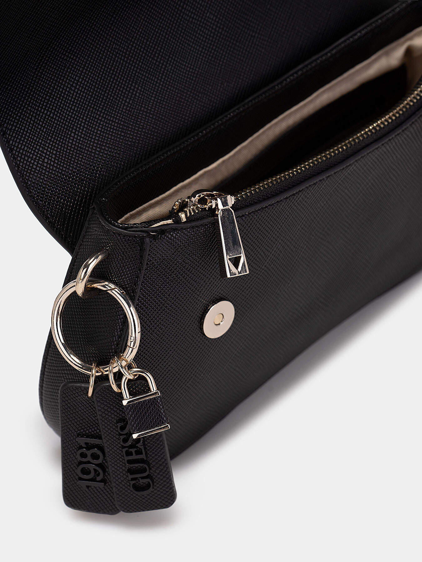 Handbag CORDELIA in black color brand GUESS — Globalbrandsstore.com/en