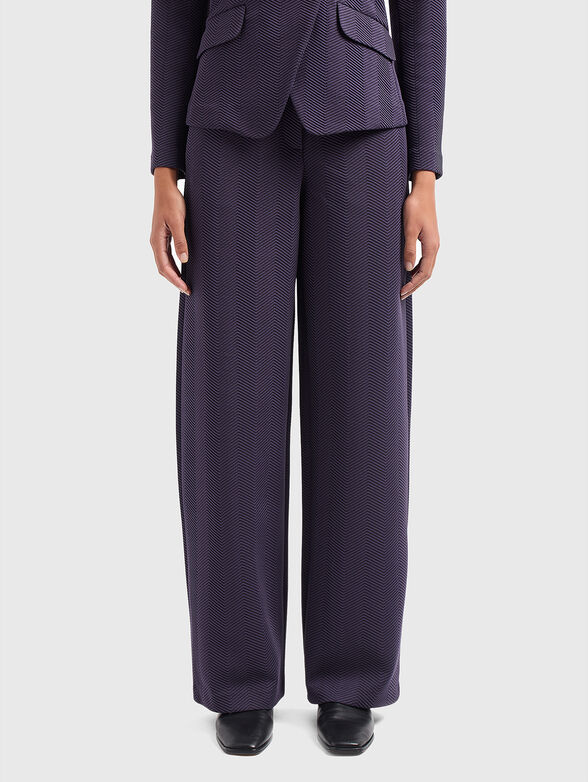 Dark blue trousers - 1