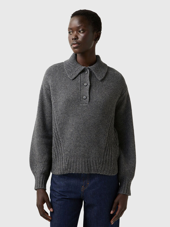 JOJO sweater with classic collar - 1