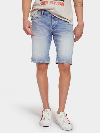 SONNY Denim shorts with washed effect - 1