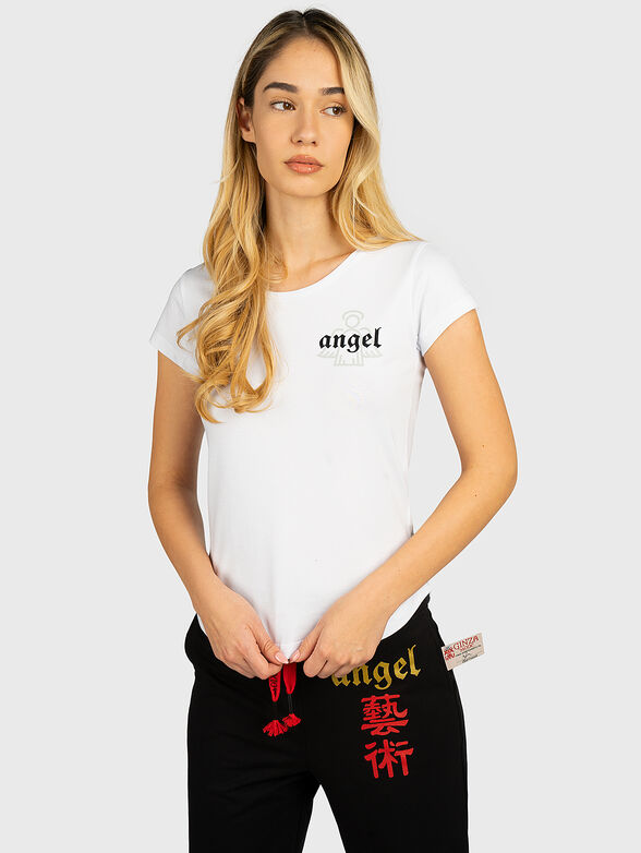 GMTSL057 T-shirt with contrasting print  - 1