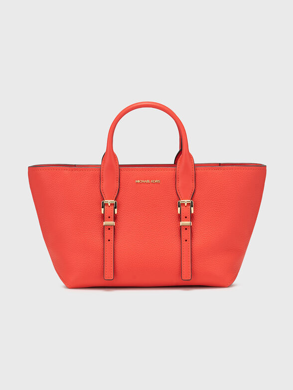 Leather bag with logo - 1