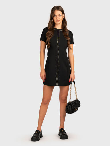 Short sleeved mini dress - 5