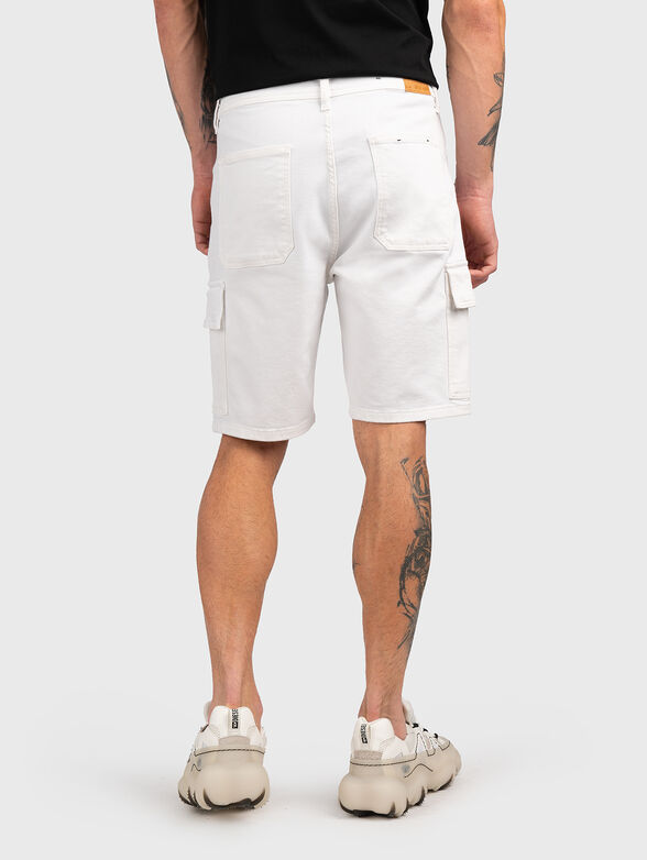 White denim shorts - 1