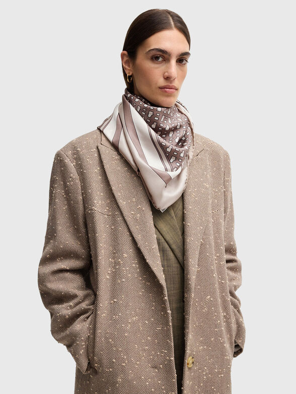 Silk scarf with print - 2