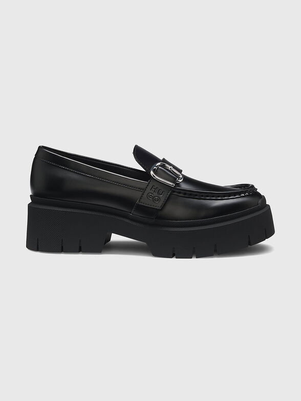 Loafers with logo - 1