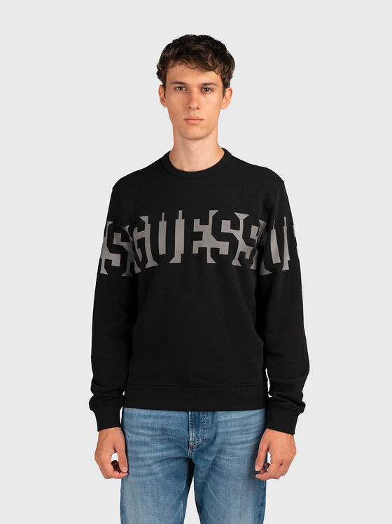 Sweatshirt with accent logo print - 1