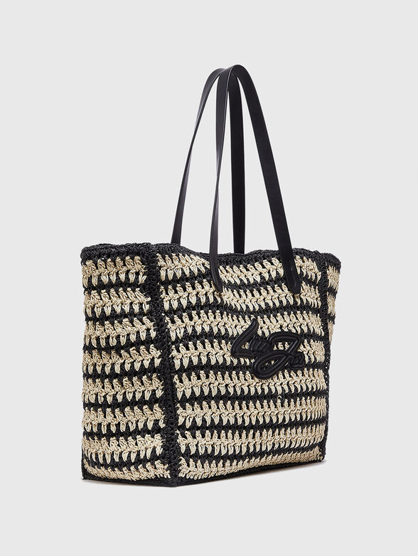 Woven bag with embossed logo - 2