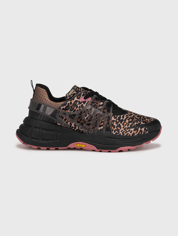 Sports shoes 12:12 01 with leopard print - 1