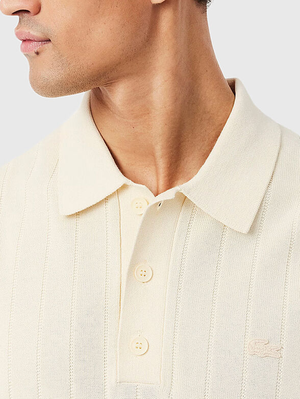 Knitted polo shirt - 4