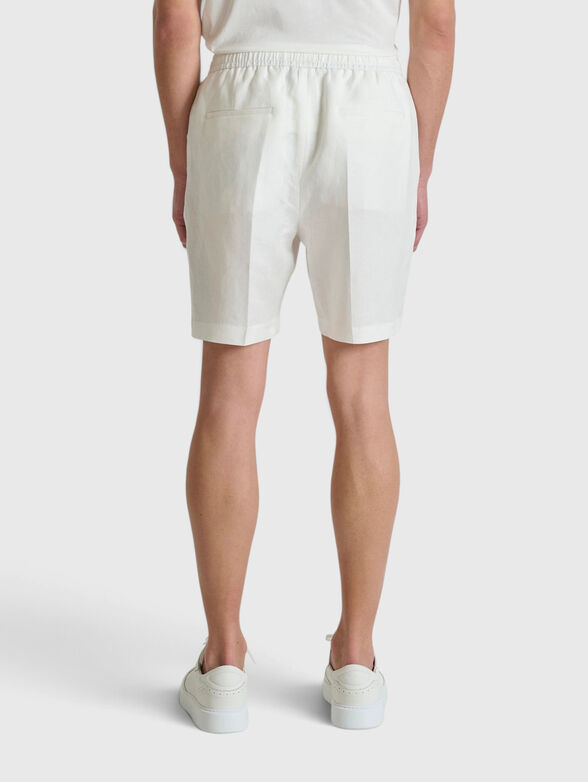Linen and viscose shorts - 2