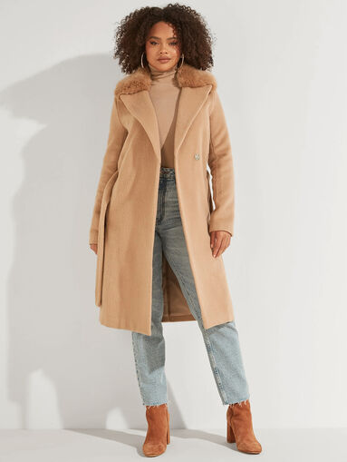 BRENDA Coat in beige color - 3