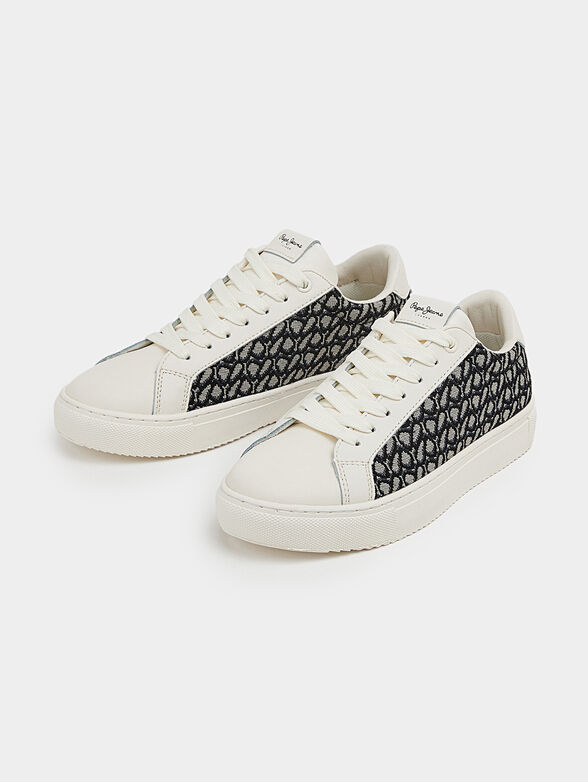 ADAMS sneakers with jacquard logo - 2