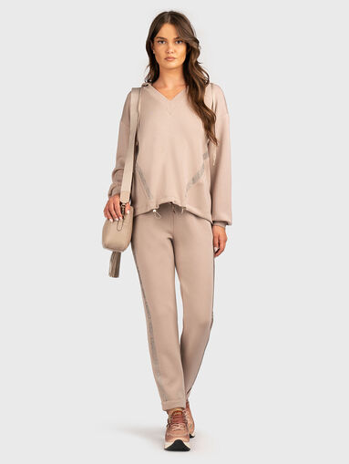 Sports pants with rhinestones - 5