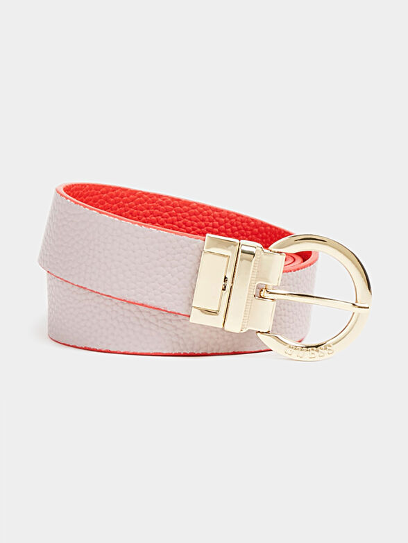 ALBY Reversible belt with logo print - 3