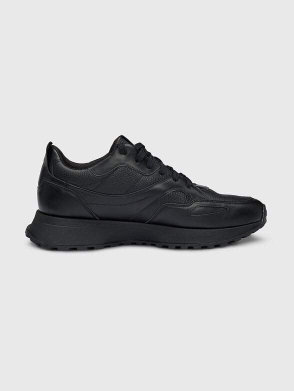 GORE-TEX black leather shoes - 1