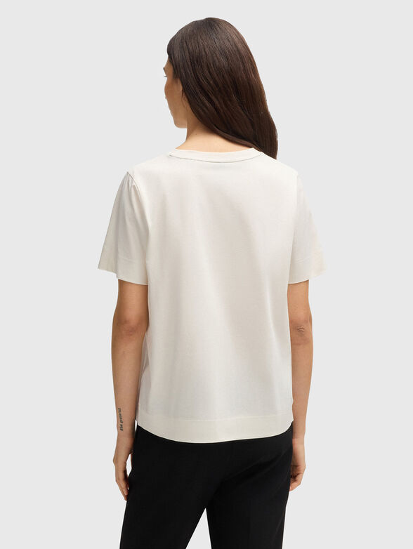 ELPHI2 cotton T-shirt with oval neckline - 3