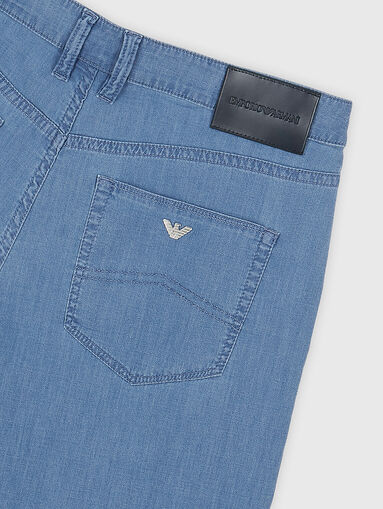 Light blue slim jeans - 3