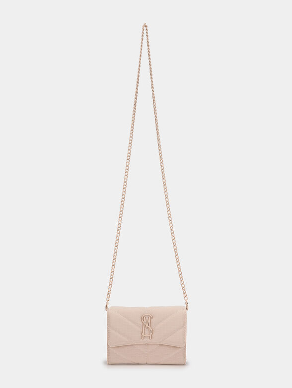 BASHA-C beige purse with logo accent - 2