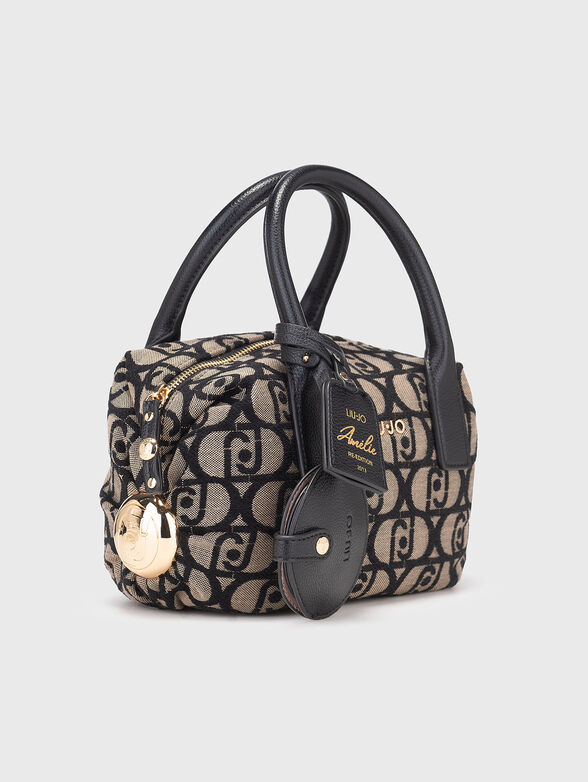 Small bag with monogram logo print - 4