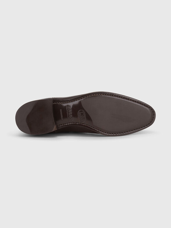 Brown leather boots  - 4