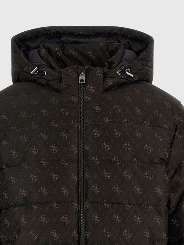 Monogram padded jacket - 2