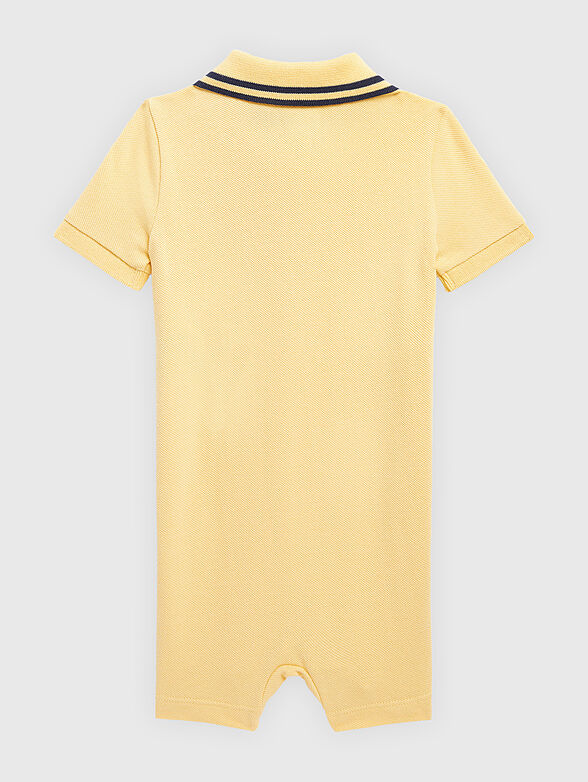 Cotton jumpsuit with Polo Bear embroidery - 2