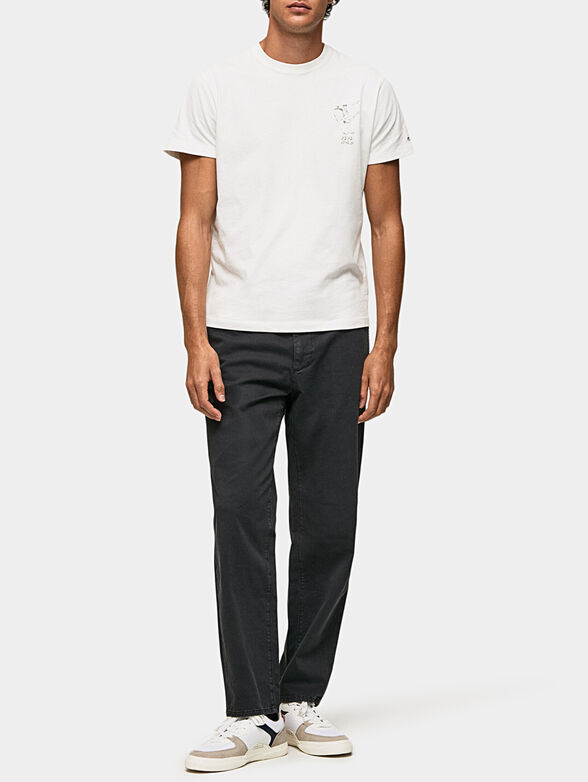 ALFORD green T-shirt with contrasting accent - 2