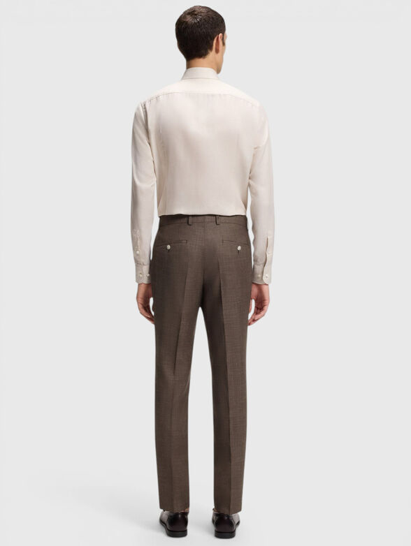 Wool-silk blend pants - 2