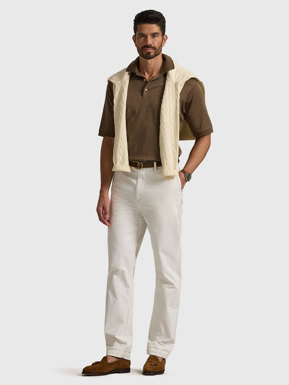 Polo shirt with short sleeves and embroidered logo - 2