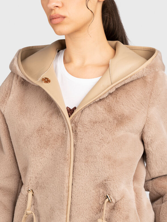 Reversible hooded coat  - 6