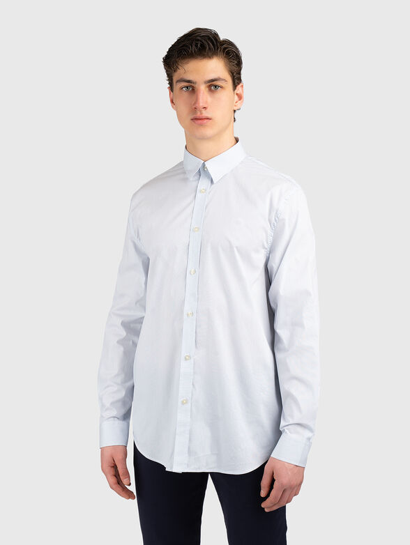 Long-sleeved shirt with a classic collar - 6