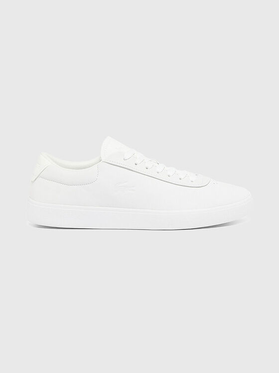 Кожени спортни обувки с мини лого - 1