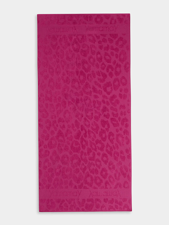 SUMMER GLAM beach towel fuxia color - 1
