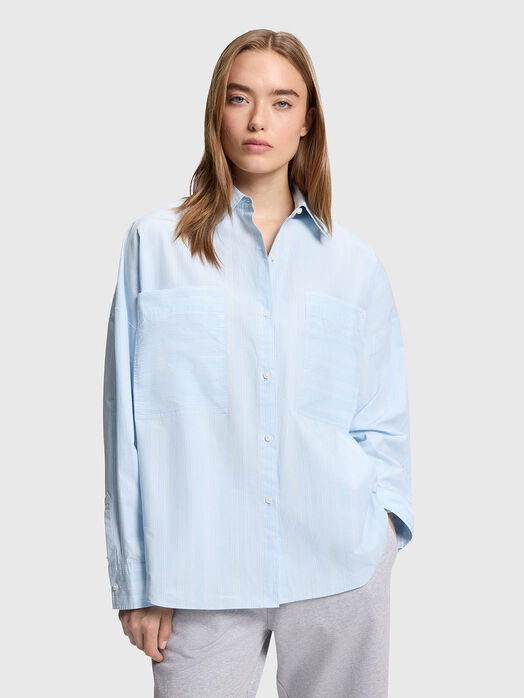 Striped shirt with pockets