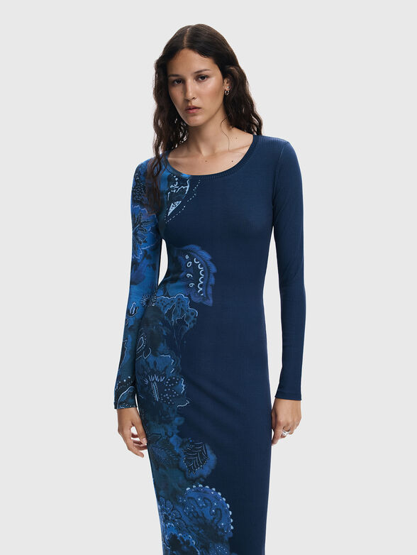 LIMBANI midi dress with accent print - 3