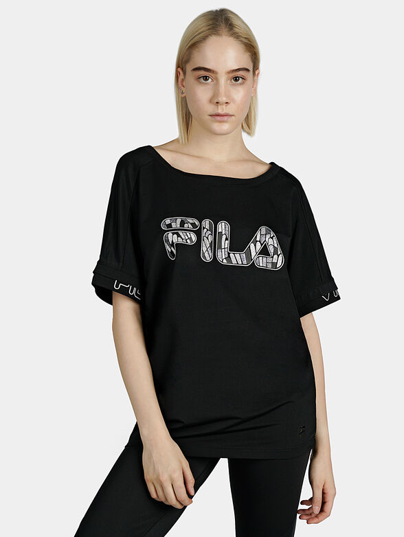 FAYE Black logo T-shirt - 1
