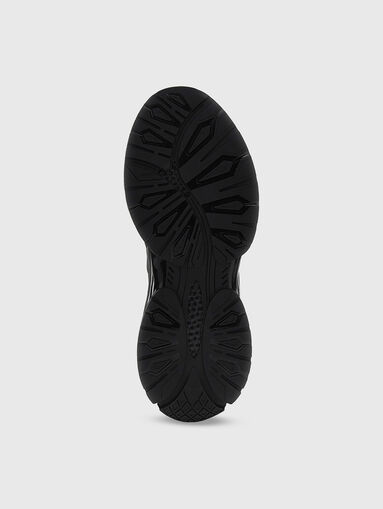 BELLUNO black sneakers with logo - 3