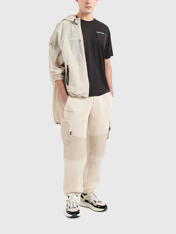 T-shirt with rubberized logo accent - 2