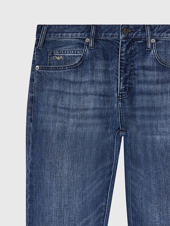 Cotton blue jeans - 4