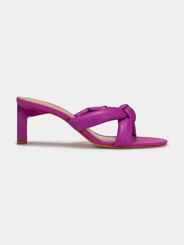 Black heeled sandals - 1