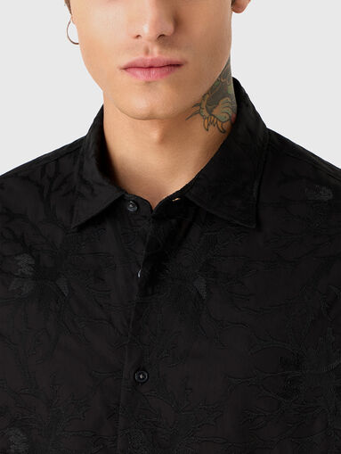 Patterned jacquard shirt - 4