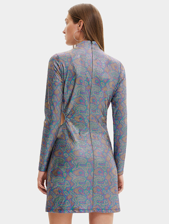 LUNA dress with metallic effect - 2