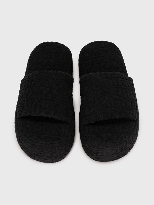VERANDA slippers with monogram accent - 6